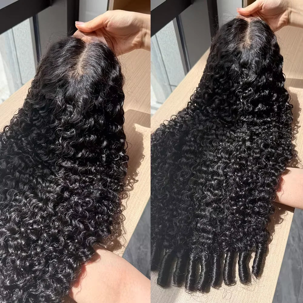 13x6 Lace Frontal Wig 200 Density Burmese Curly Human Hair 13x4 Hd Transparent Pre Plucked Virgin
