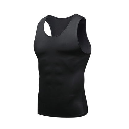 Men's Compression Tank Top – Quick-Dry Sleeveless Gym Vest