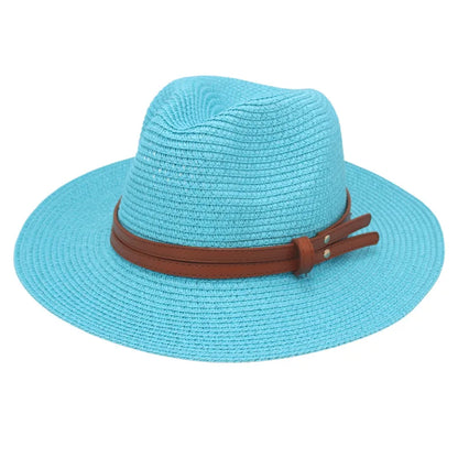 Panama Straw Sun Hat – Unisex Wide Brim Beach & Summer Hat