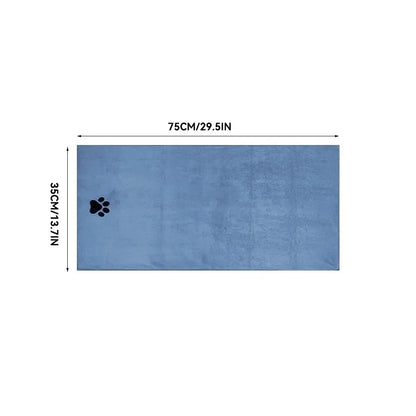 Microfiber Pet Bath Towel – Super Soft & Absorbent for Cats & Dogs