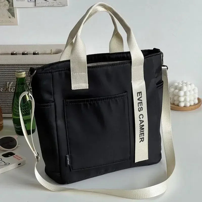 Large Capacity Nylon Tote Bag Women Waterproof Shoulder Crossbody