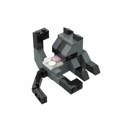 MOC City Cat Animal Series Building Blocks – Kids Educational Toy Set