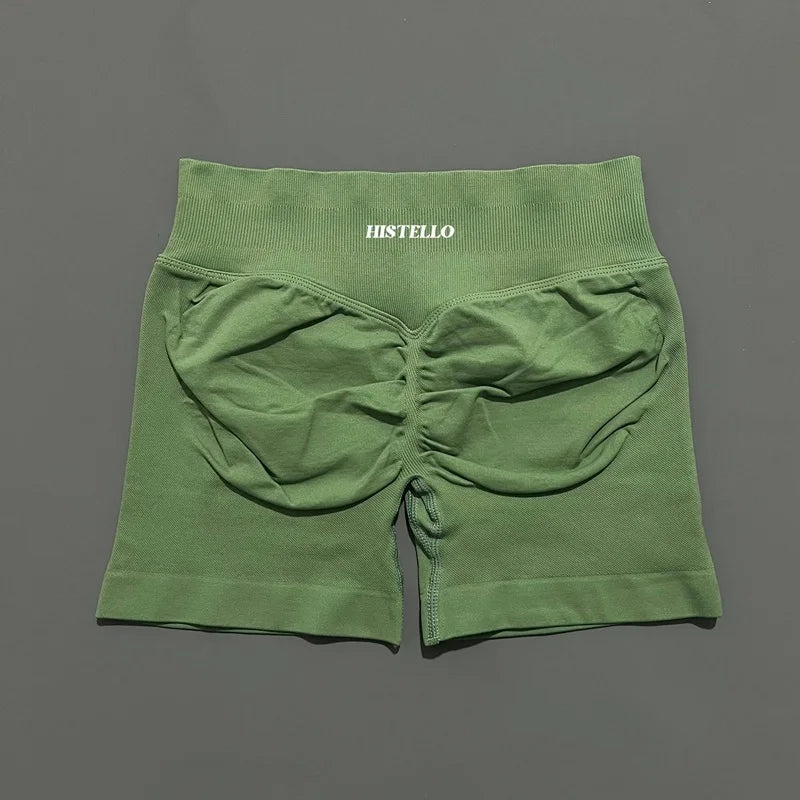 Women's Seamless High-Waist Workout Shorts – Yoga & Gym