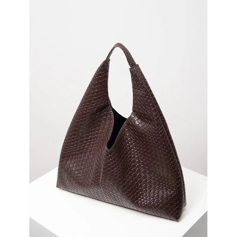 Women's Retro Hobo Tote Bag – Large Capacity Shoulder Bag