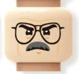 DIY Minifigure Print Heads – 10 Pcs LEGO-Compatible Assorted Faces