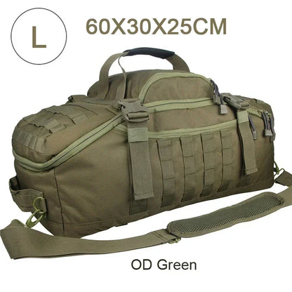 Tactical MOLLE Duffle Bag Backpack – 25L / 45L / 80L Outdoor Military Pack