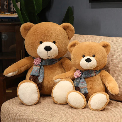60cm Cute Classic Teddy Bear Plush Toys Kawaii Bow Tie Plushie Pillow Stuffed Soft Dolls Kids Girls