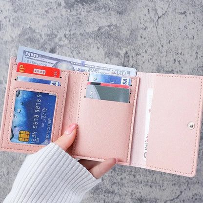 Cute Cartoon Small Wallet for Women – Card Holder Coin Purse