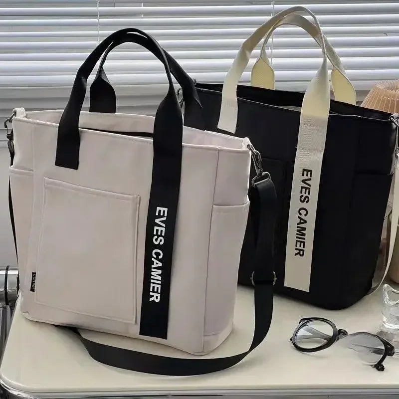 Large Capacity Nylon Tote Bag Women Waterproof Shoulder Crossbody