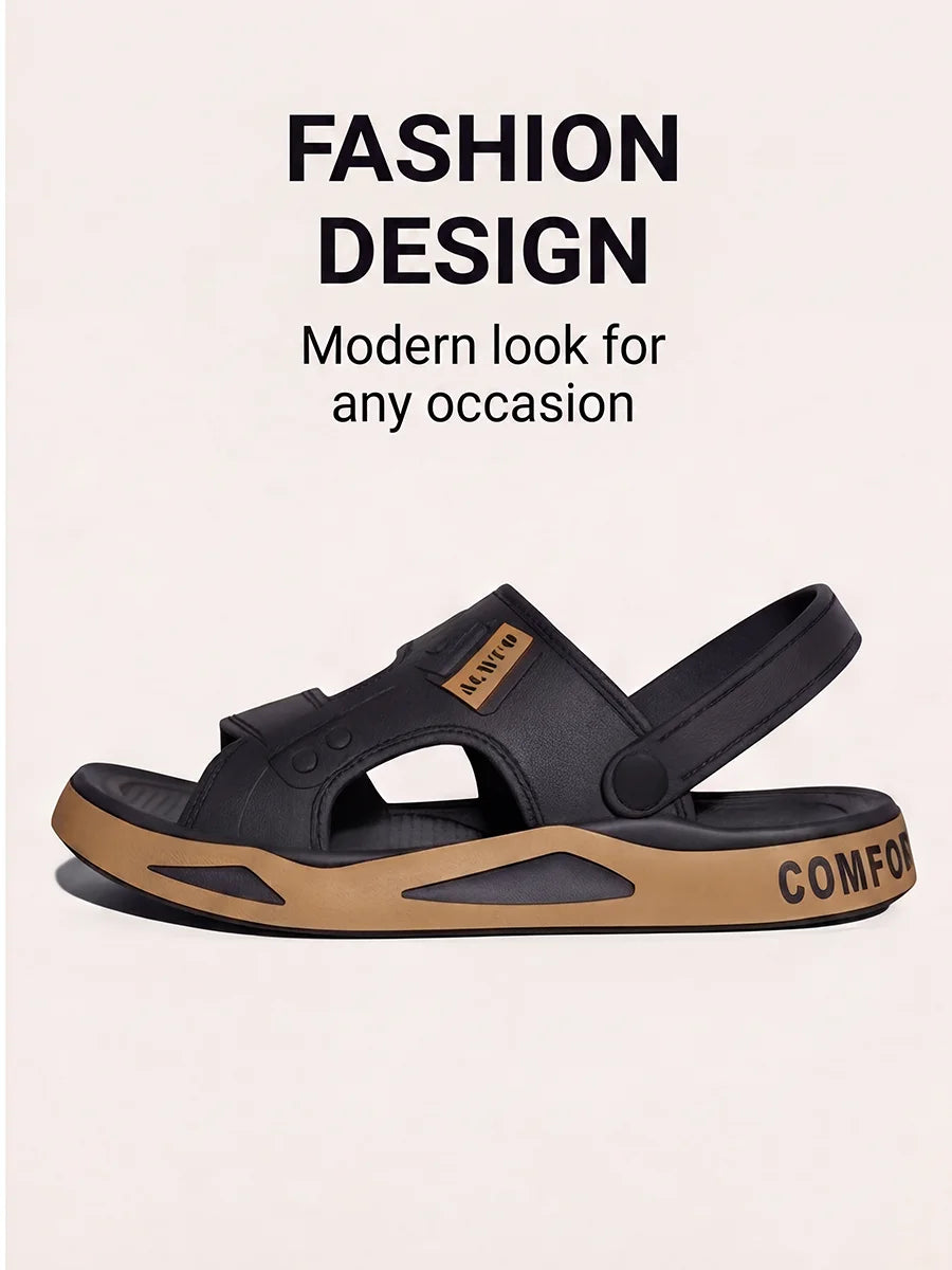 Men's Sport Sandals EVA Platform Adjustable Strap Slides