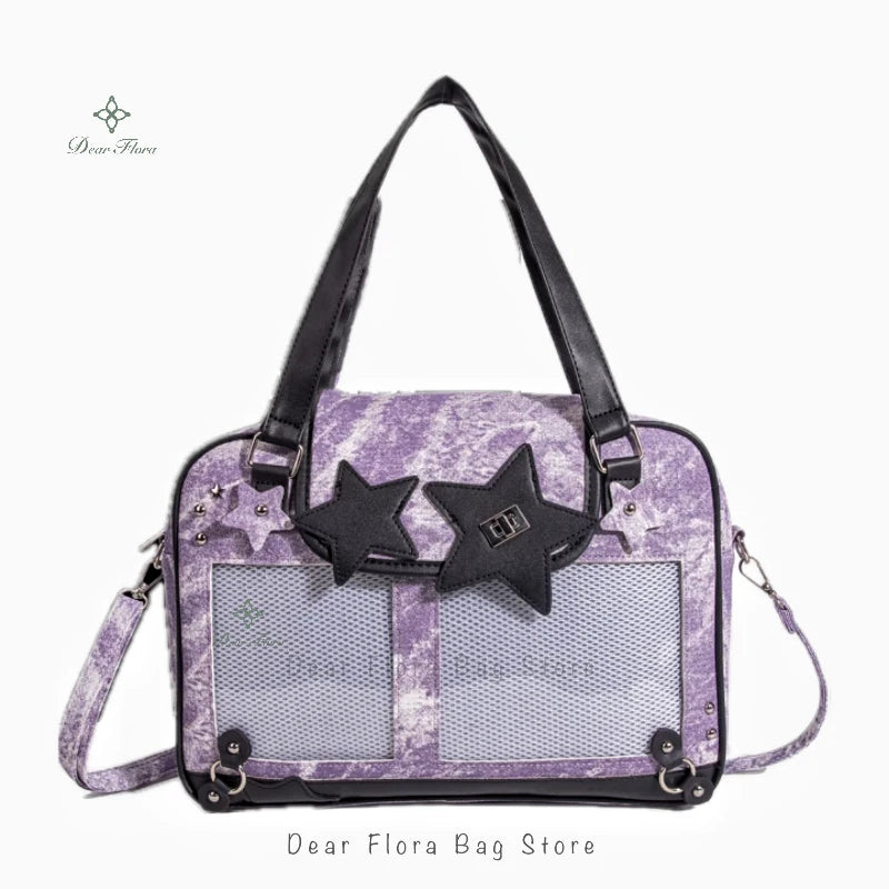 Ita Bag Y2K Star Crossbody – Transparent DIY Display Shoulder Bag