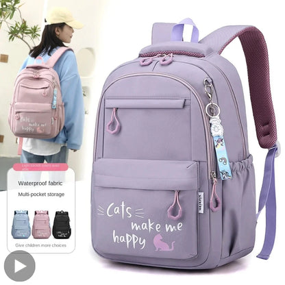 Kawaii Girls School Backpack – Cute Kids Book Bag