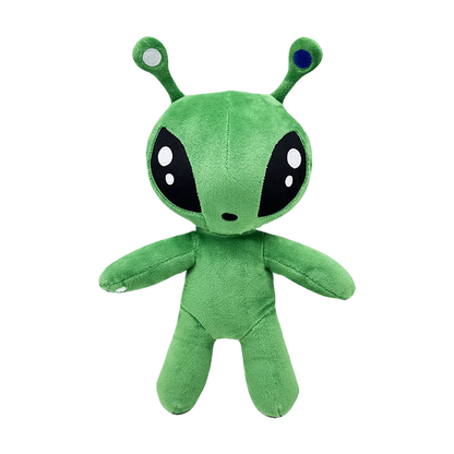 Green Alien Plush Toy – Soft Stuffed Monster Doll for Kids