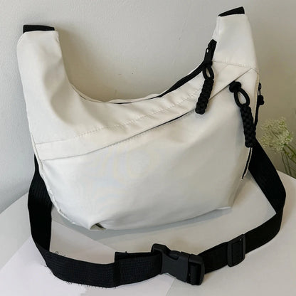 Lightweight Crossbody Shoulder Bag – Casual Nylon Sling