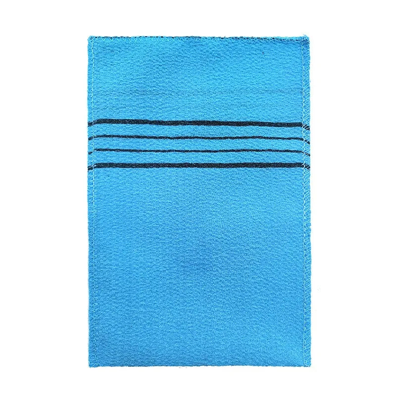 Exfoliating Bath Pad Towels Set Korean Italy Asian Washcloth Body Scrub Shower Soft Polyester Cotton
