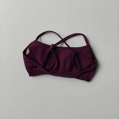 Seamless Racerback Sports Bra – Breathable Yoga & Gym Top for Women