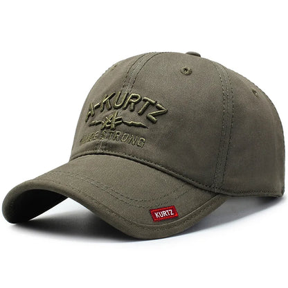 Embroidered Baseball Cap – Adjustable Outdoor Sun Hat for Men & Women