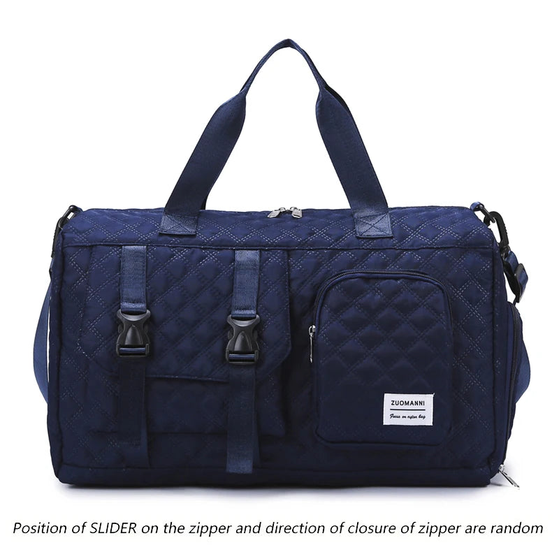 Nylon Travel Duffle Bag Large Gym Sports Overnight Bag