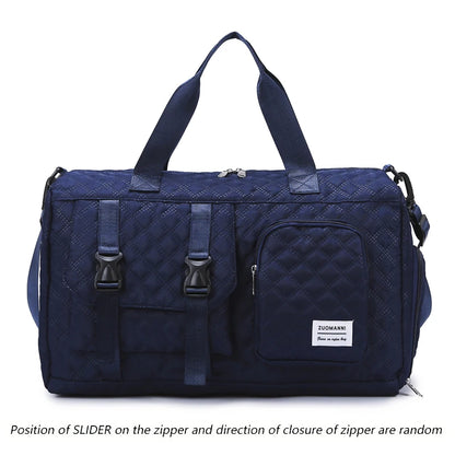 Nylon Travel Duffle Bag Large Gym Sports Overnight Bag