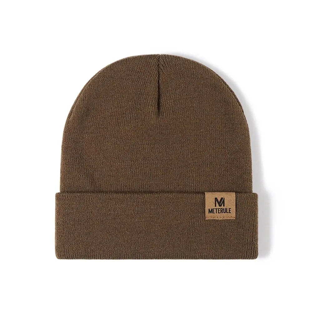 Winter Knit Cuffed Beanie – Warm Unisex Ski Hat