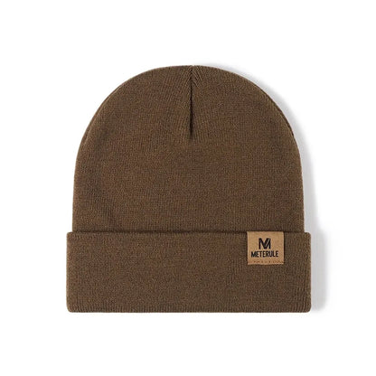 Winter Knit Cuffed Beanie – Warm Unisex Ski Hat