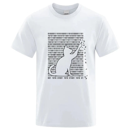 Cool Cat Graphic T Shirt Funny Cotton Blend Tee