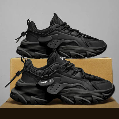 Men's Breathable Chunky Sneakers | Thick Sole Running Shoes