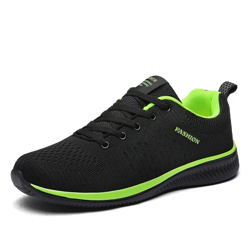Men's Knit Running Sneakers – Lightweight Casual Athletic Shoes