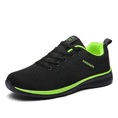 Men's Knit Running Sneakers – Lightweight Casual Athletic Shoes