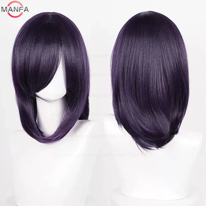 Anime Cosplay Wig - 40cm Medium Straight Wig with Bangs