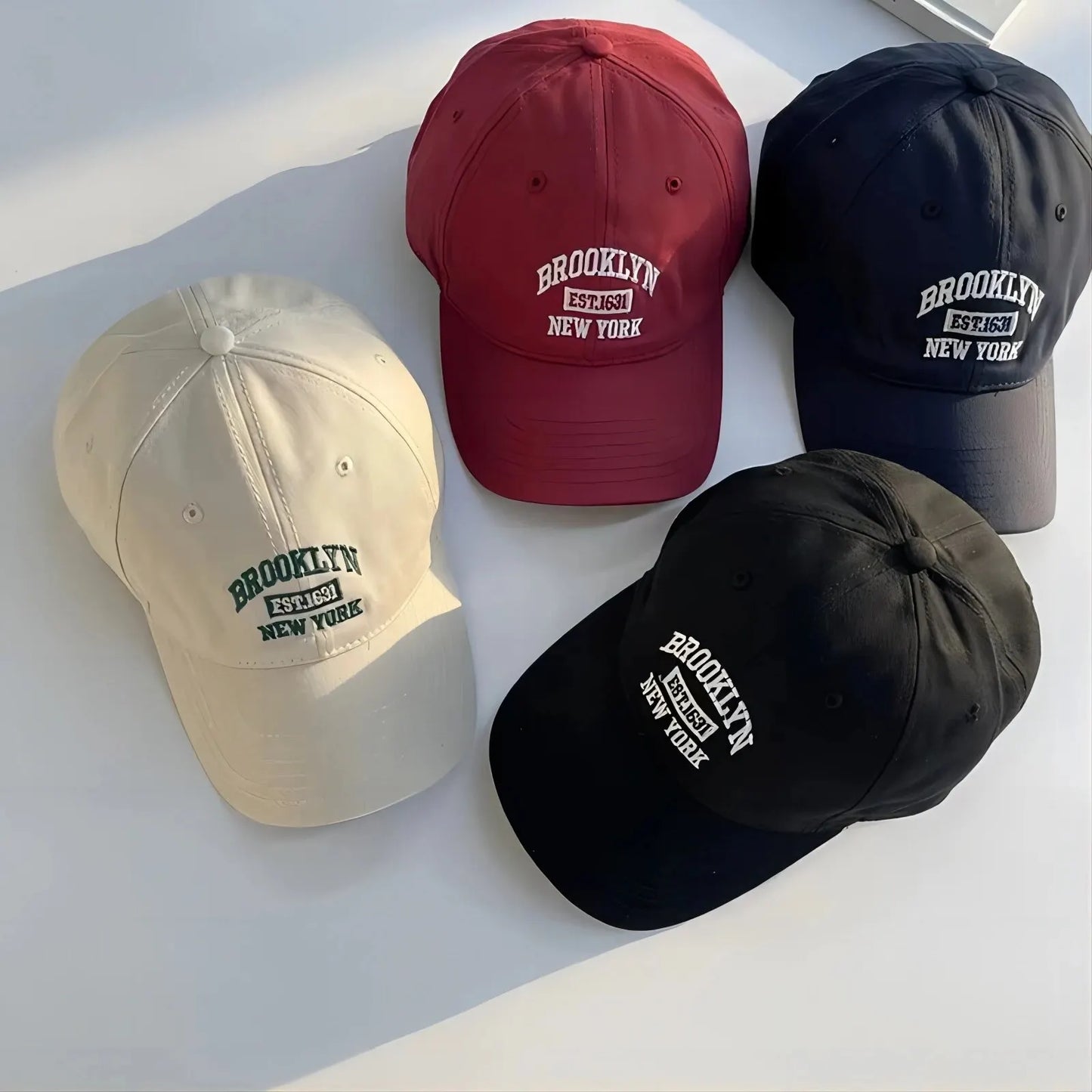 Brooklyn Snapback Baseball Cap – Embroidered Cotton Adjustable Hat