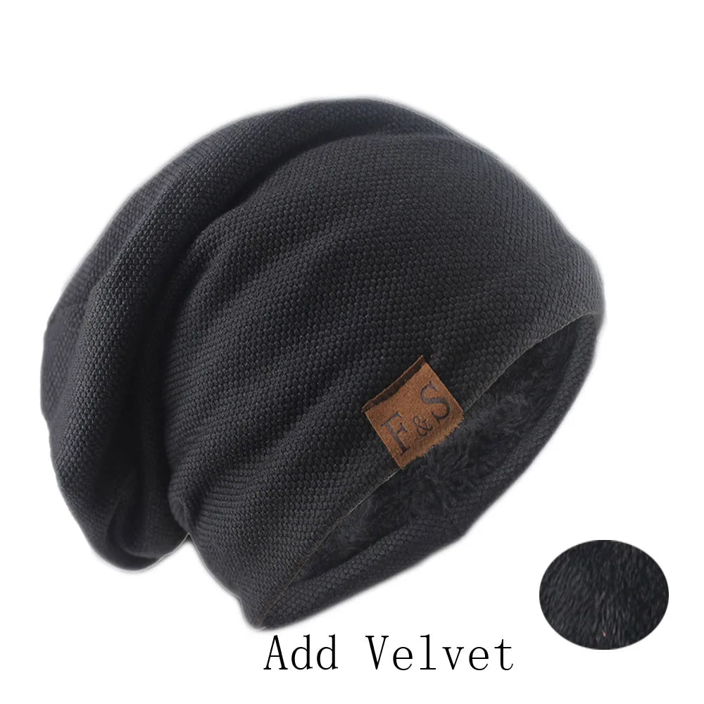 Knit Beanie Hat – Unisex Slouchy Skullcap for Men & Women
