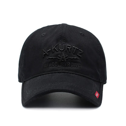 Embroidered Baseball Cap – Adjustable Outdoor Sun Hat for Men & Women