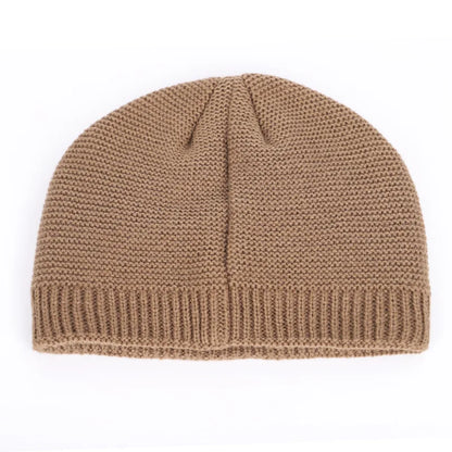Winter Knit Beanie Hat Fleece Lined Warm Slouchy Cap