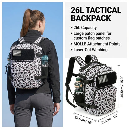 26L Tactical Backpack – MOLLE Rucksack for Men & Women