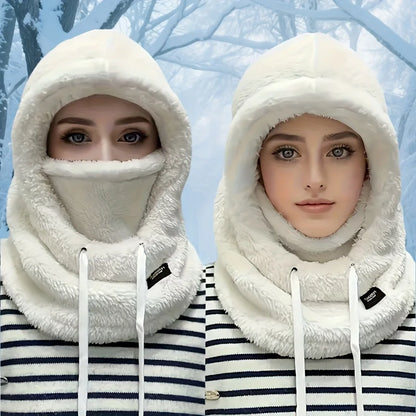 Winter Fleece Balaclava Hood Hat with Face Mask
