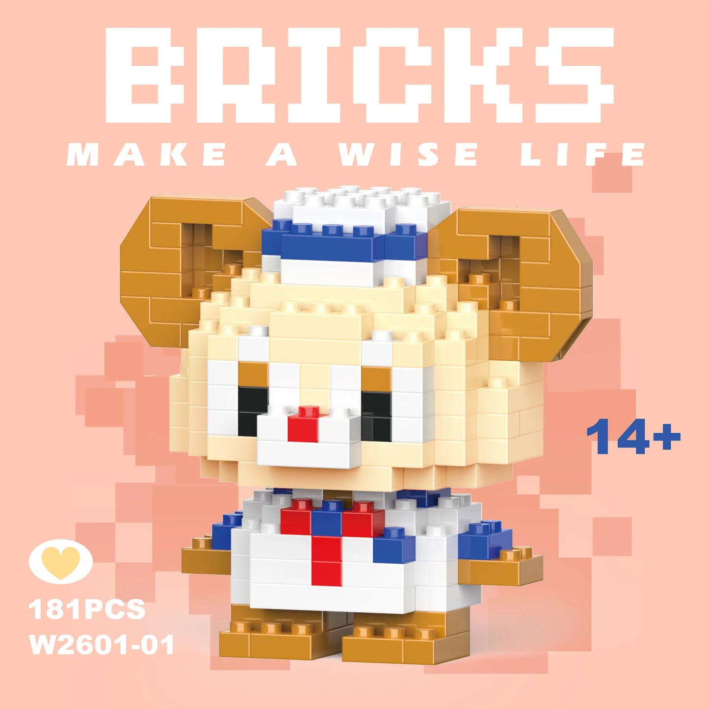 Disney Cartoon Mini Building Blocks – Linabell, Lotso, Winnie, Stellalou & Friends