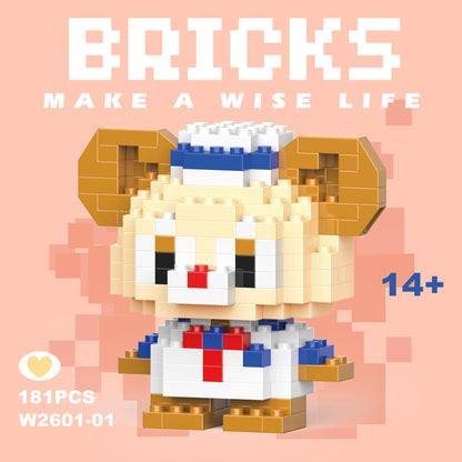Disney Cartoon Mini Building Blocks – Linabell, Lotso, Winnie, Stellalou & Friends