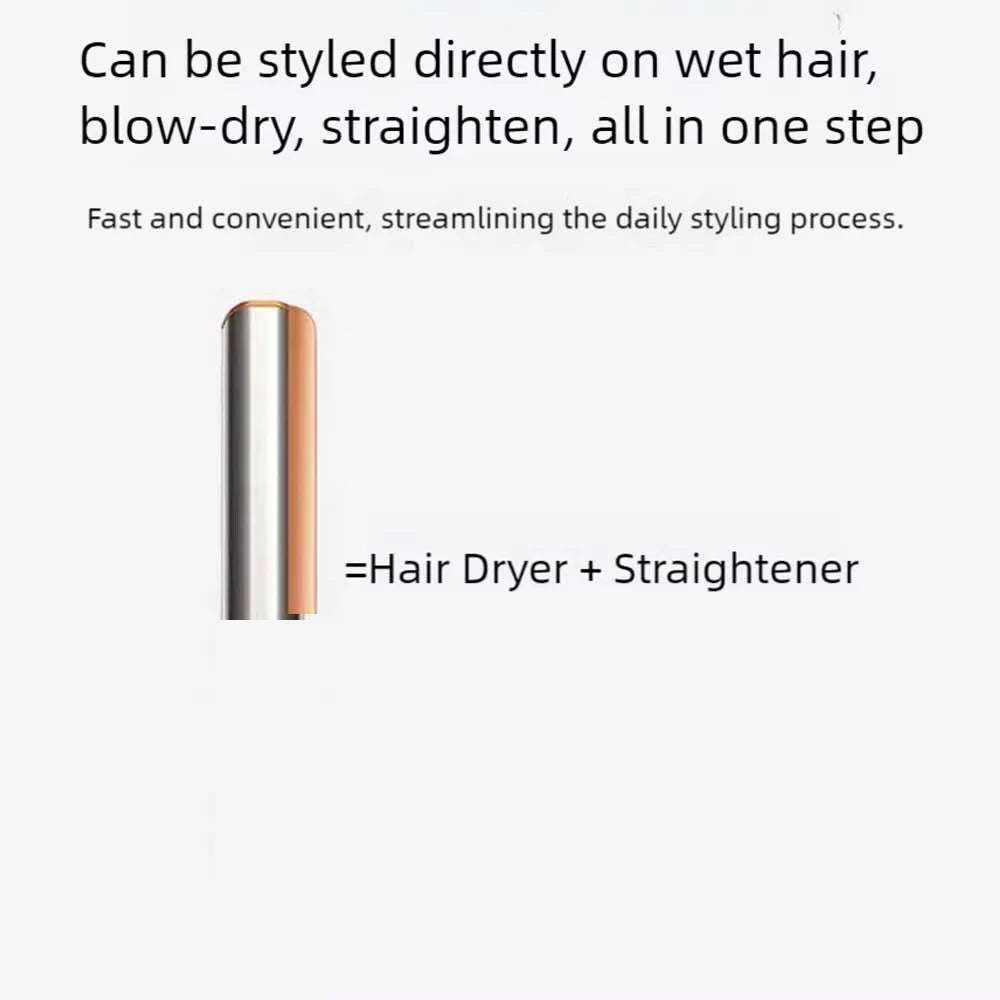 2-in-1 Hair Dryer & Straightener with Negative Ion Technology