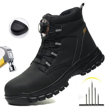 Steel Toe Safety Boots Men – Waterproof Chelsea Work Boots
