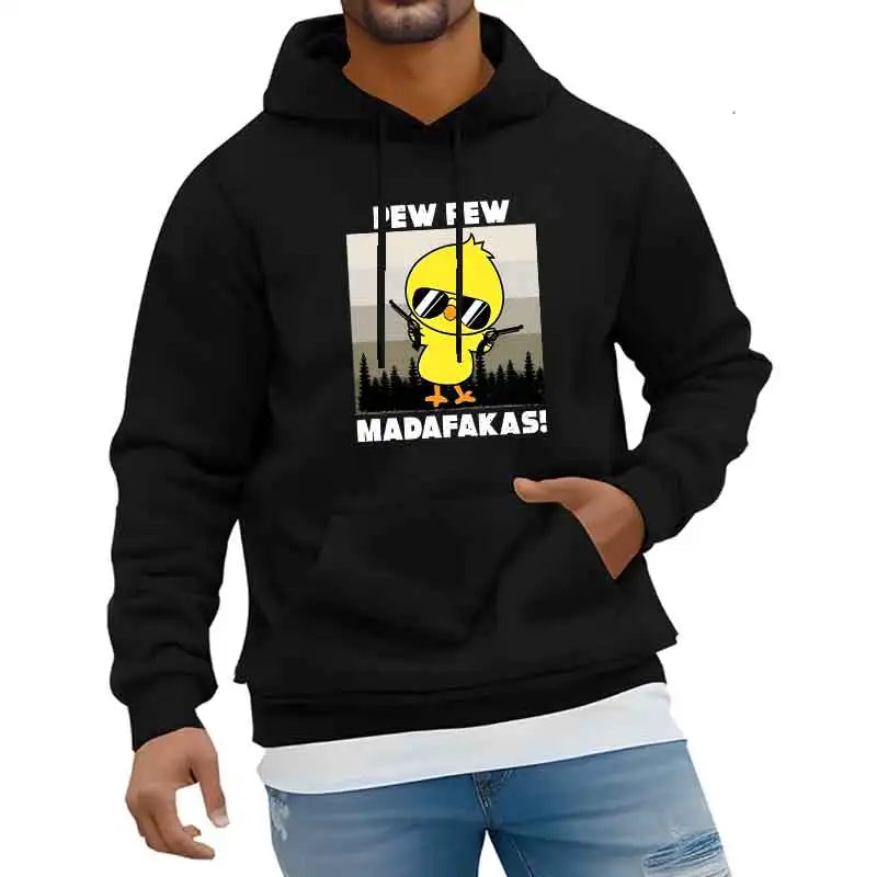 Chicken Graphic Hoodie Casual Unisex Pullover Sweatshirt
