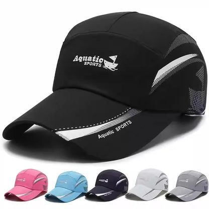 Aquatic Sports Embroidered Baseball Cap – Lightweight Mesh Unisex Hat