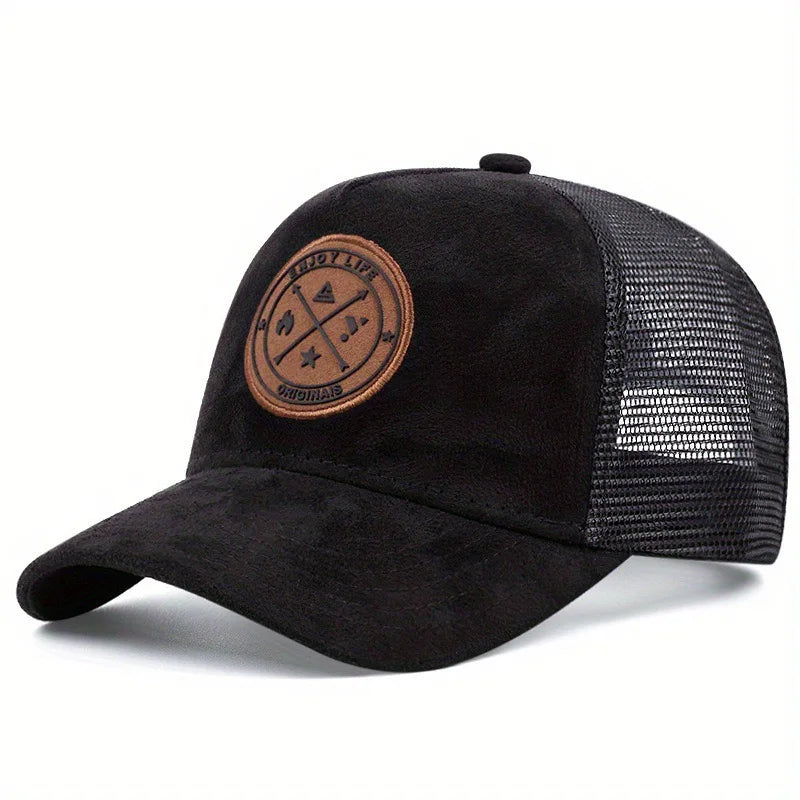 Enjoy Life Patch Trucker Baseball Cap – Unisex