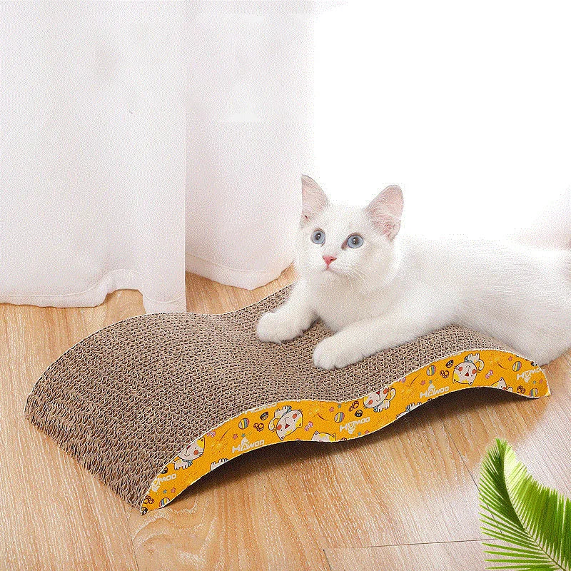 Cat Scratcher Lounge Board – Corrugated Cardboard Scratch Pad