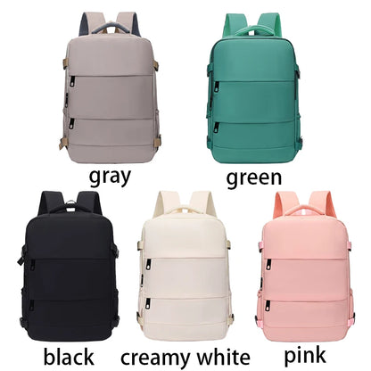 Multi-Pocket Lightweight Backpack with Adjustable Straps