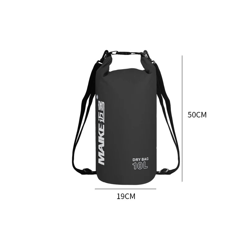 Waterproof Dry Bag – 5L / 10L / 15L for Swimming, Kayaking & Rafting