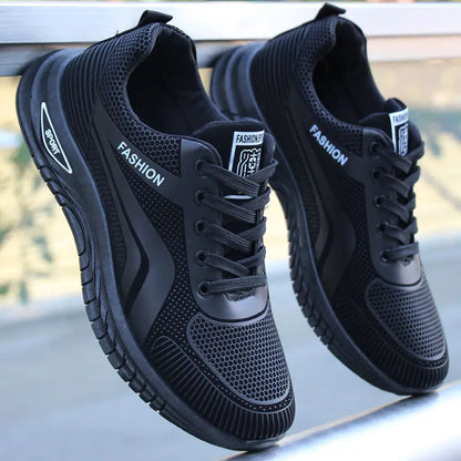 Men's Breathable Running Sneakers – Anti-Slip Casual Sports Shoes