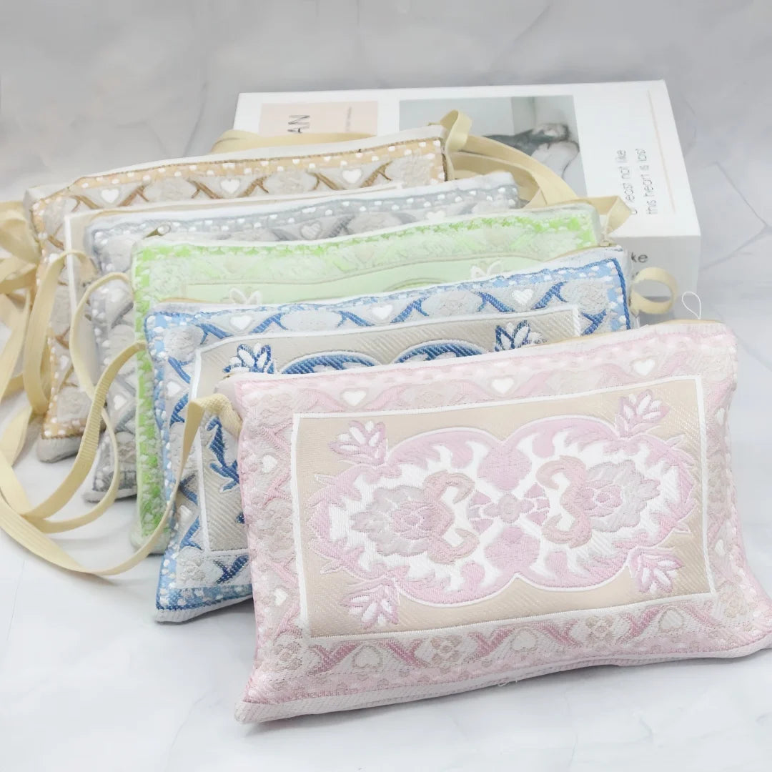 Muslim Prayer Rug Gift Set with Beads & Portable Bag