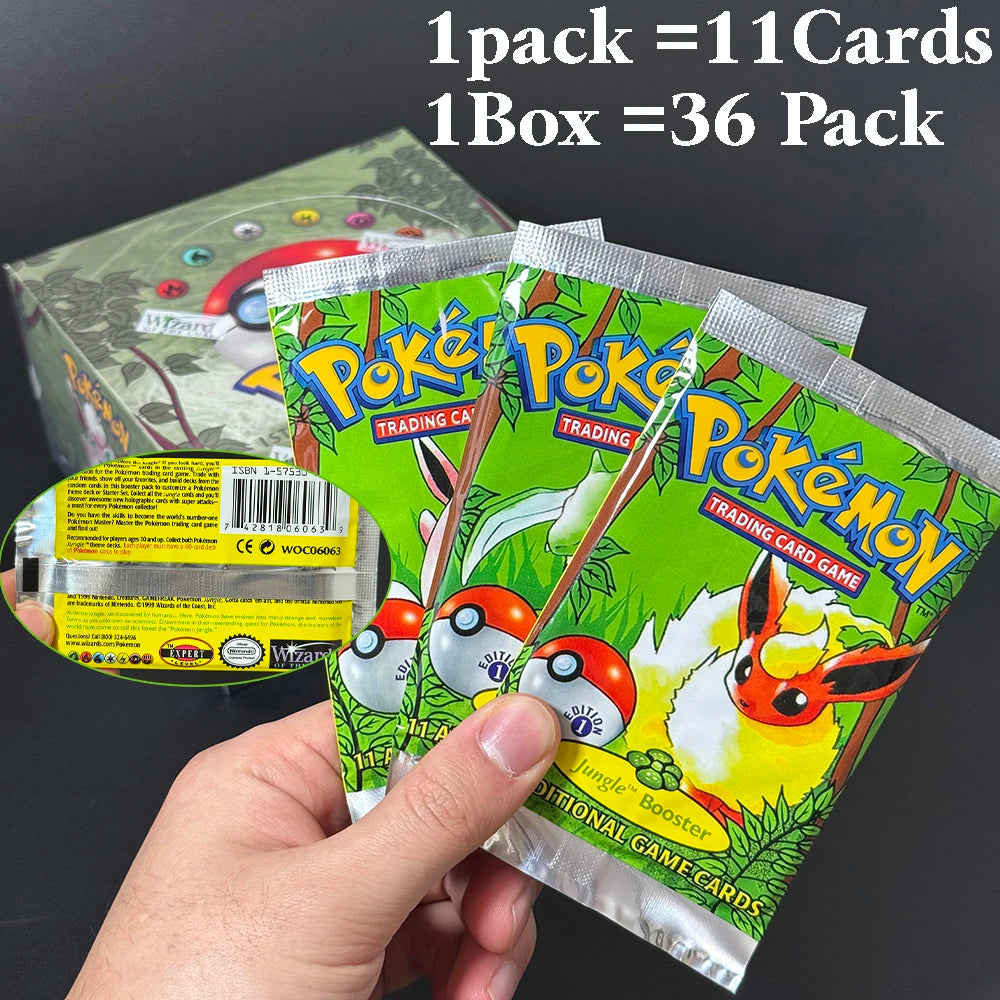Pokemon TCG Vintage Booster Packs – Base Set, Jungle & Fossil
