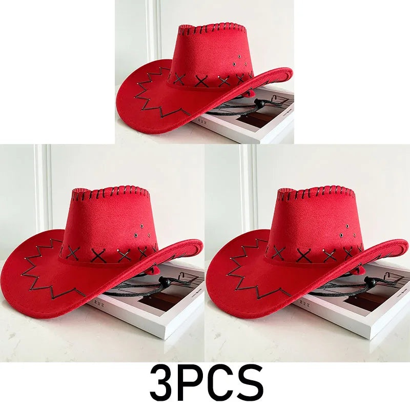 Western Cowboy Hat – Unisex Cowgirl Hat for Women & Men
